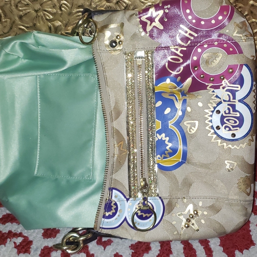 Coach Poppy PoP Signature C Applique GROOVY - Picture 7 of 9